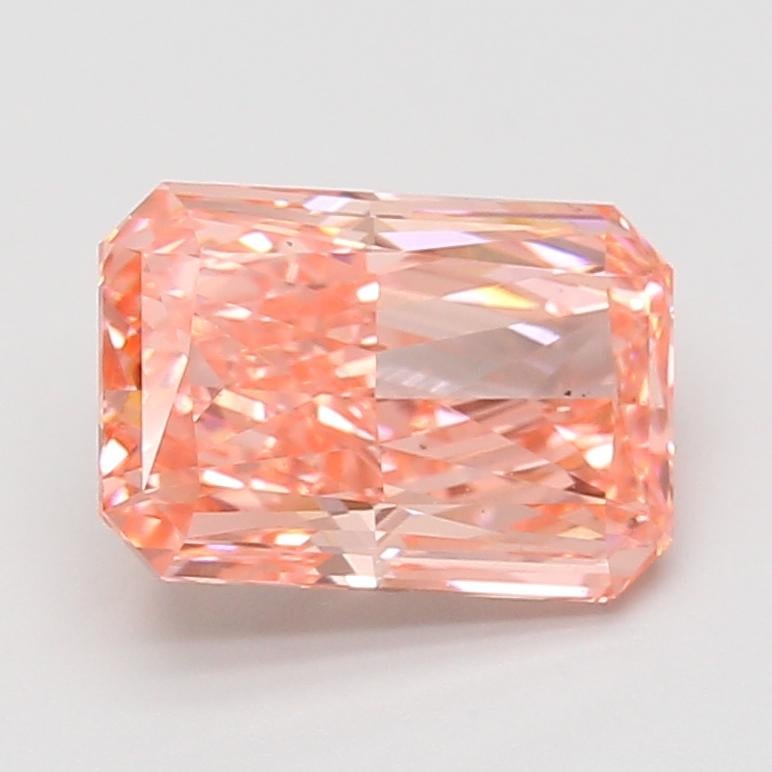 3.09 Ct. Fancy Vivid Pink Radiant Lab Grown Diamond