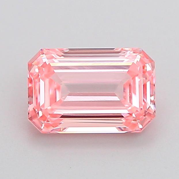 1.08 Ct. Fancy Intense Pink Emerald Lab Grown Diamond