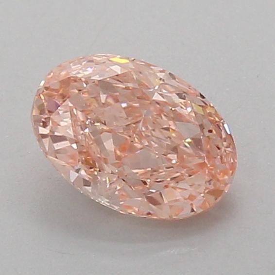 1.10 Ct. Fancy Vivid Pink Oval Lab Grown Diamond