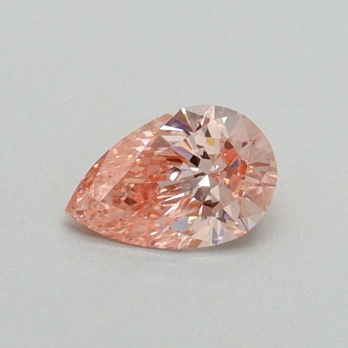 0.30 Ct. Fancy Vivid Pink Pear Lab Grown Diamond