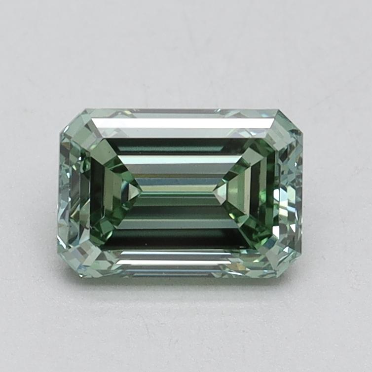 1.00 Ct. Fancy Vivid Green Emerald Lab Grown Diamond