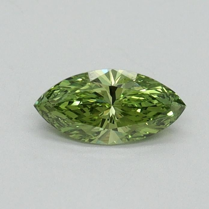 0.30 Ct. Fancy Vivid Green Marquise Lab Grown Diamond