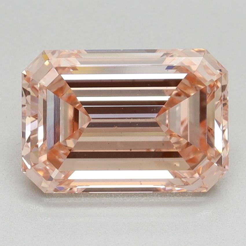 3.02 Ct. Fancy Intense Pink Emerald Lab Grown Diamond