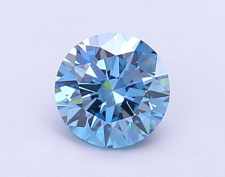 1.06 Ct. Fancy Vivid  Blue Round Lab Grown Diamond