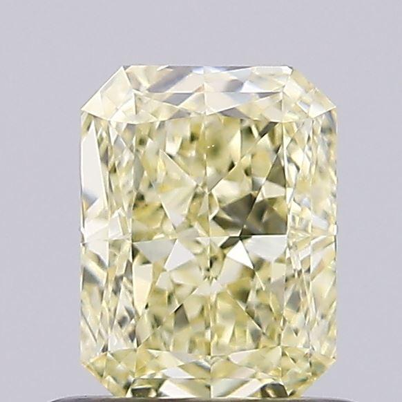 0.76 Ct. Fancy  Yellow Radiant Lab Grown Diamond
