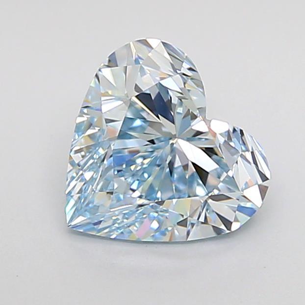 1.22 Ct. Light Blue Heart Lab Grown Diamond