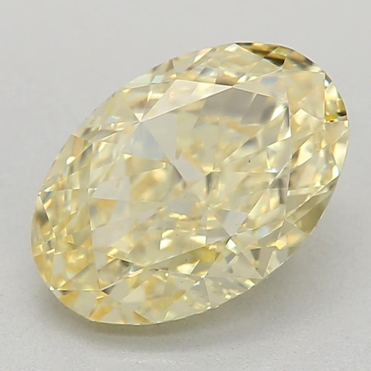 1.18 Ct. Fancy Intense Yellow Oval Lab Grown Diamond