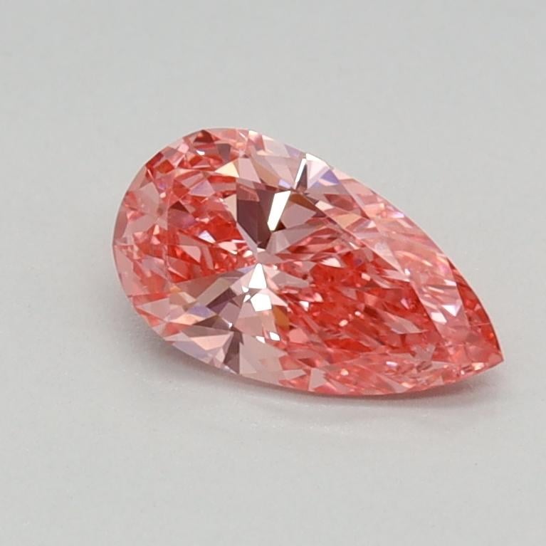 0.41 Ct. Fancy Vivid Pink Pear Lab Grown Diamond