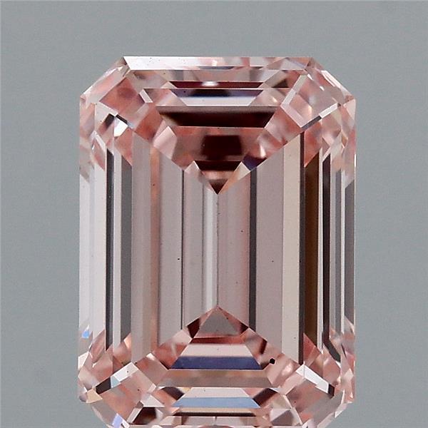 1.69 Ct. Fancy Intense Pink Emerald Lab Grown Diamond