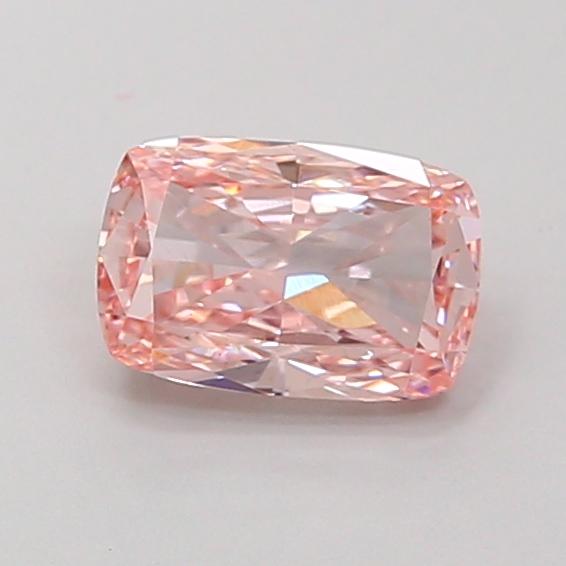 1.24 Ct. Fancy Intense Pink Cushion Lab Grown Diamond