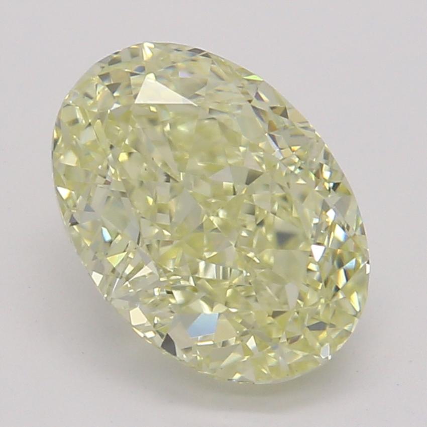 1.23 Ct. Fancy Light Yellow Oval Diamond