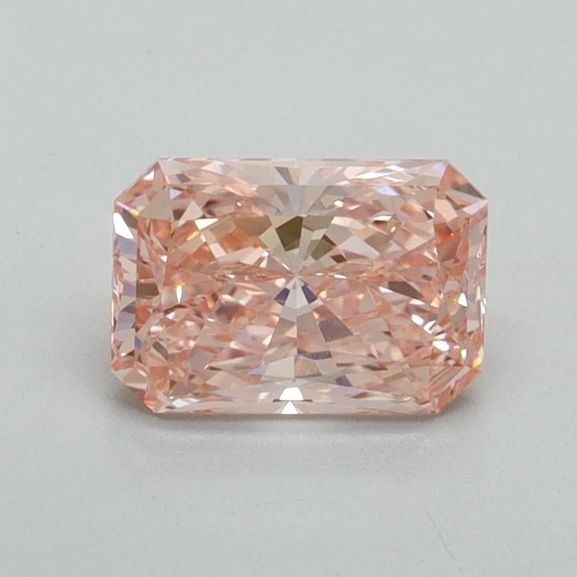 1.04 Ct. Fancy Vivid Pink Radiant Lab Grown Diamond