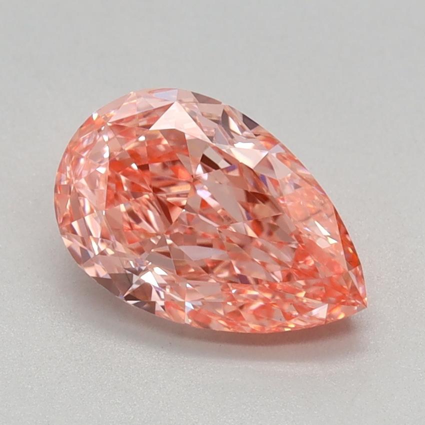 1.10 Ct. Fancy Vivid Pink Pear Lab Grown Diamond