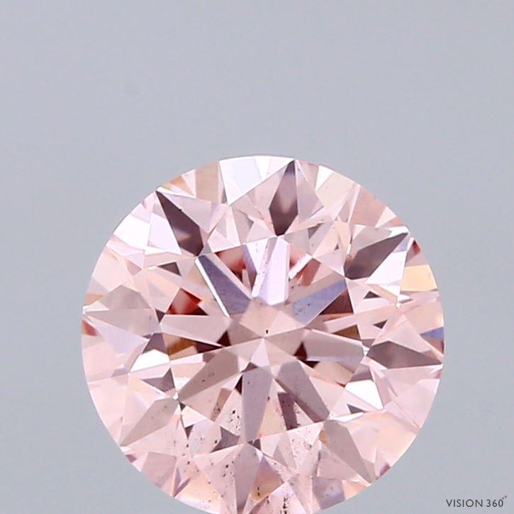 1.99 Ct. Fancy Intense Pink Round Lab Grown Diamond