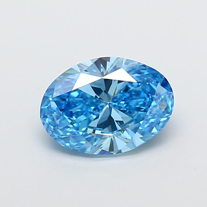 2.01 Ct. Fancy Blue Oval Lab Grown Diamond
