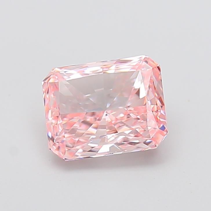 2.52 Ct. Fancy Intense Pink Radiant Lab Grown Diamond