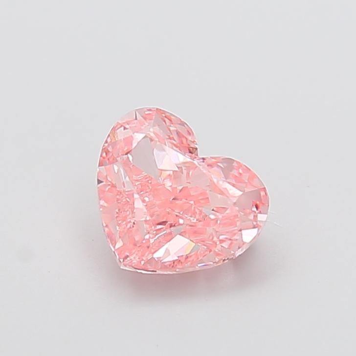 2.01 Ct. Fancy Vivid  Pink Heart Lab Grown Diamond