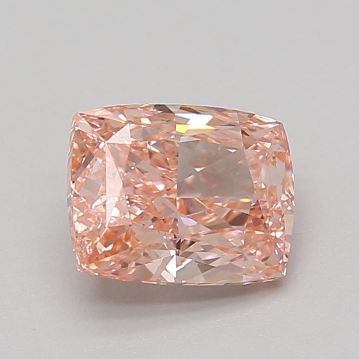2.11 Ct. Fancy Vivid Pink Cushion Lab Grown Diamond