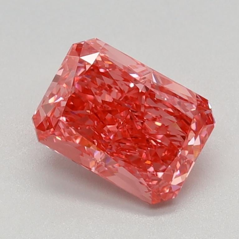 1.03 Ct. Fancy Vivid Pink Radiant Lab Grown Diamond