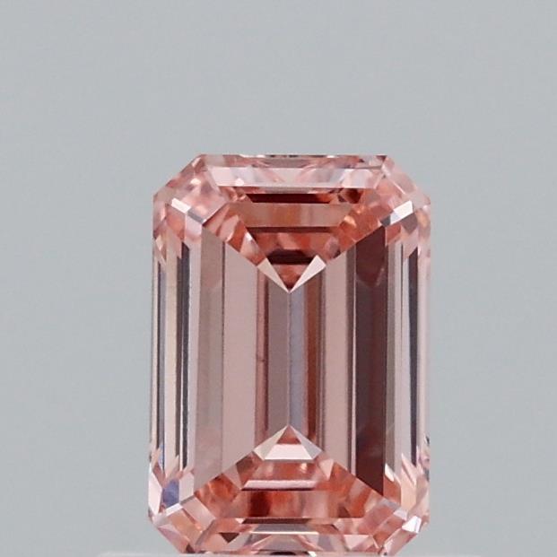 0.76 Ct. Fancy Intense Pink Emerald Lab Grown Diamond