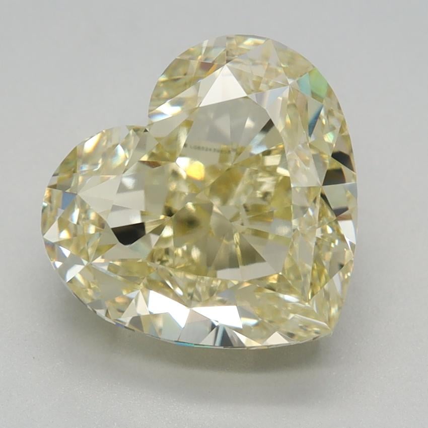 3.03 Ct. Fancy Yellow Heart Lab Grown Diamond