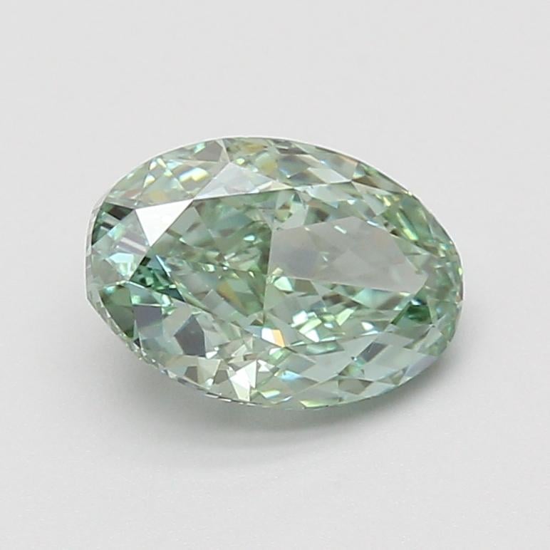 2.01 Ct. Fancy Vivid Green Oval Lab Grown Diamond