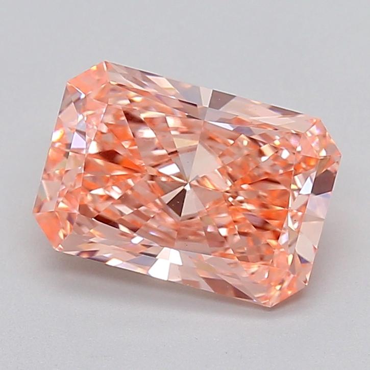 2.99 Ct. Fancy Vivid  Pink Radiant Lab Grown Diamond