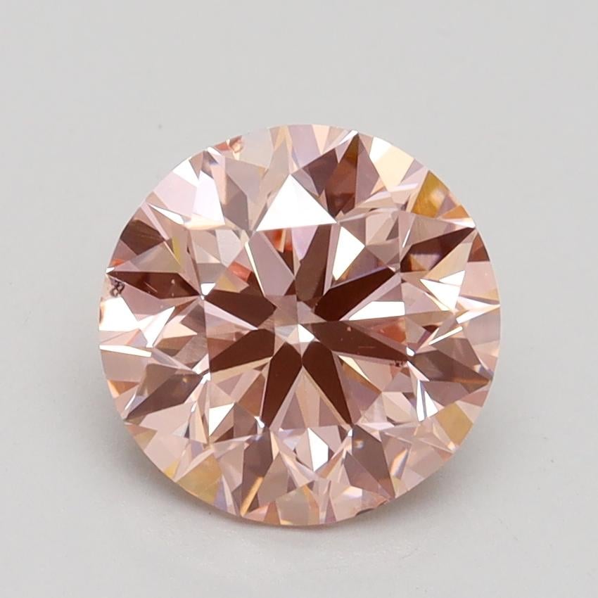 2.00 Ct. Fancy Intense Pink Round Lab Grown Diamond