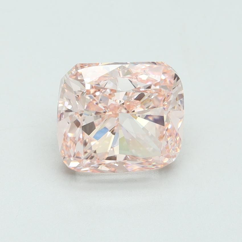 3.50 Ct. Fancy Intense Pink Cushion Lab Grown Diamond