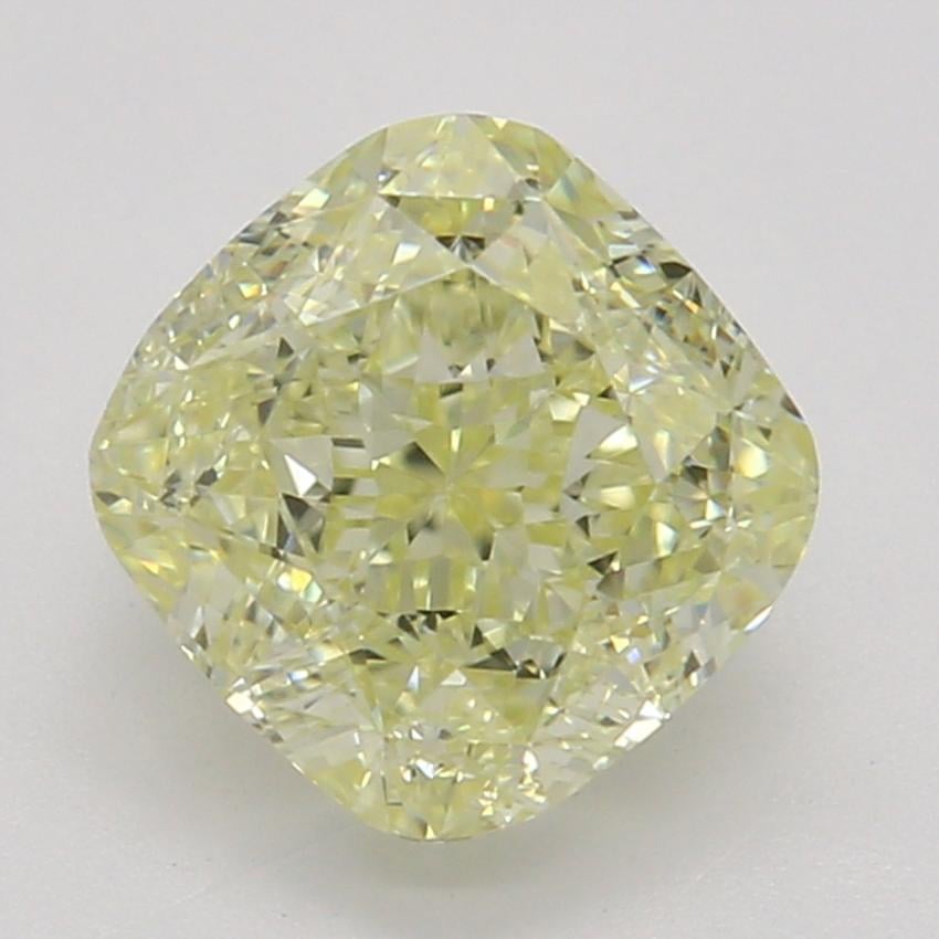 1.04 Ct. Fancy Light Yellow Cushion Diamond
