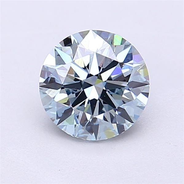 1.03 Ct. Fancy Intense  Blue Round Lab Grown Diamond