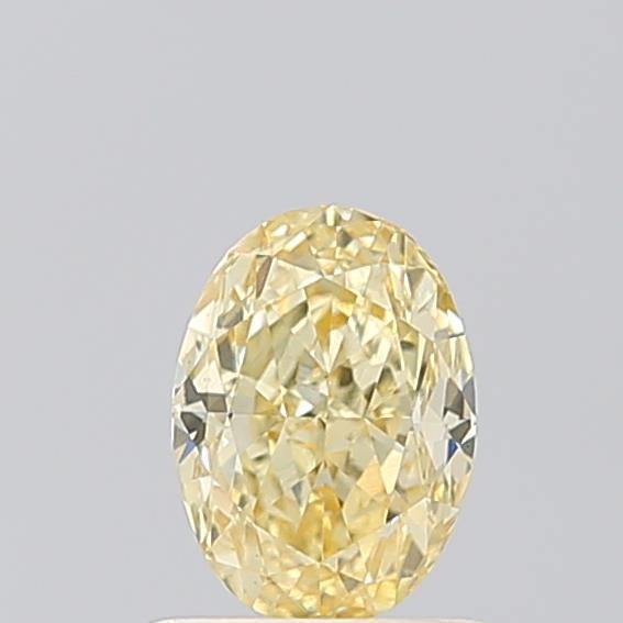 0.92 Ct. Fancy  Yellow Oval Lab Grown Diamond
