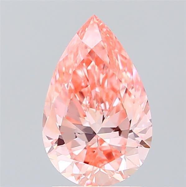 2.01 Ct. Fancy Vivid Pink Pear Lab Grown Diamond