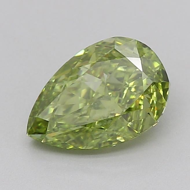 1.04 Ct. Fancy Green Pear Lab Grown Diamond