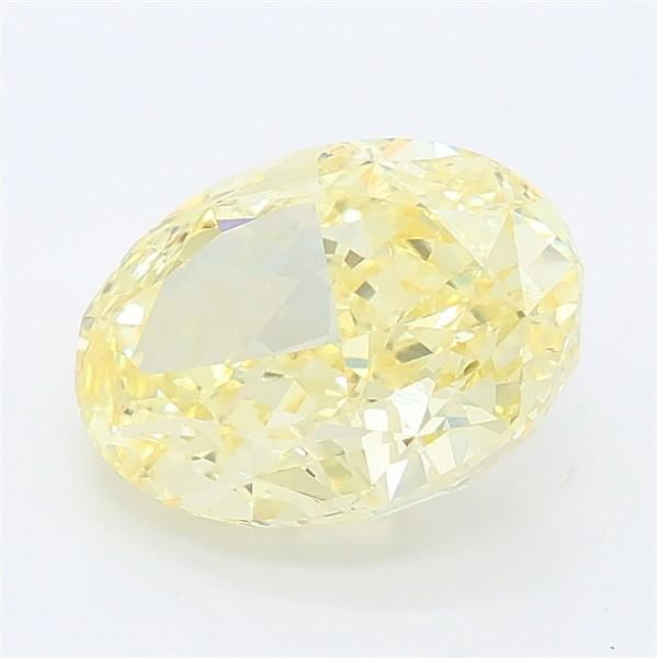2.37 Ct. Fancy Intense Yellow Oval Lab Grown Diamond