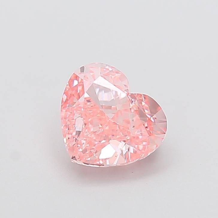 2.06 Ct. Fancy Intense  Pink Heart Lab Grown Diamond