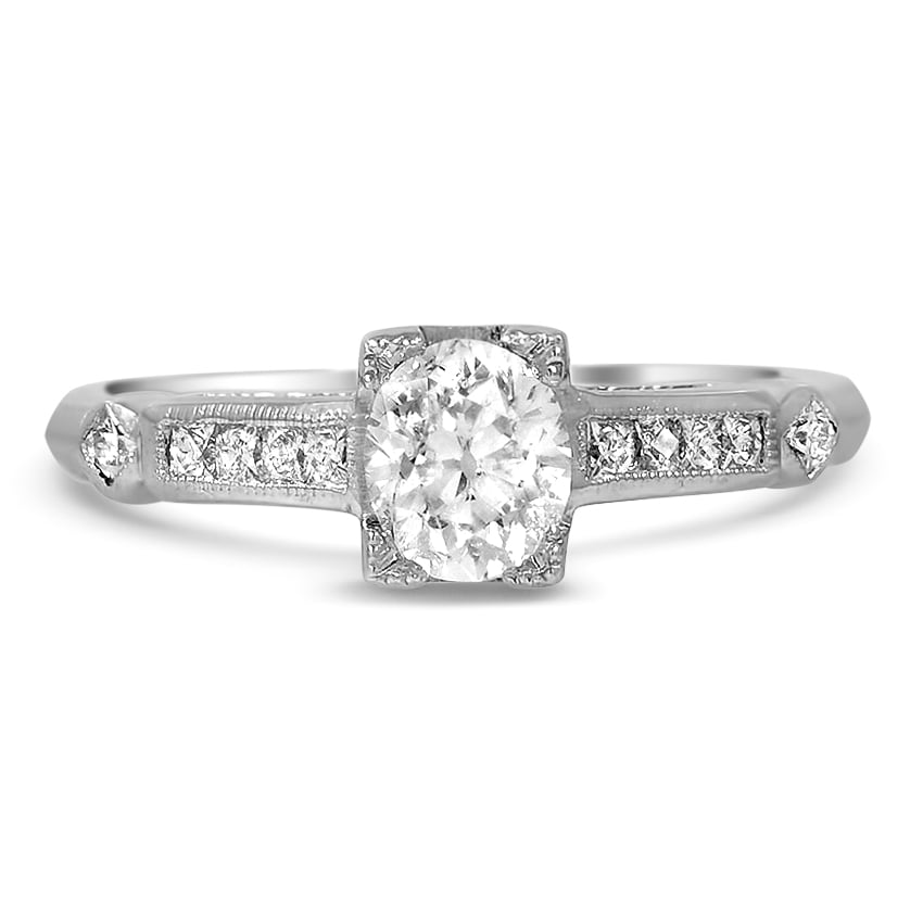 Modern Diamond Vintage Ring