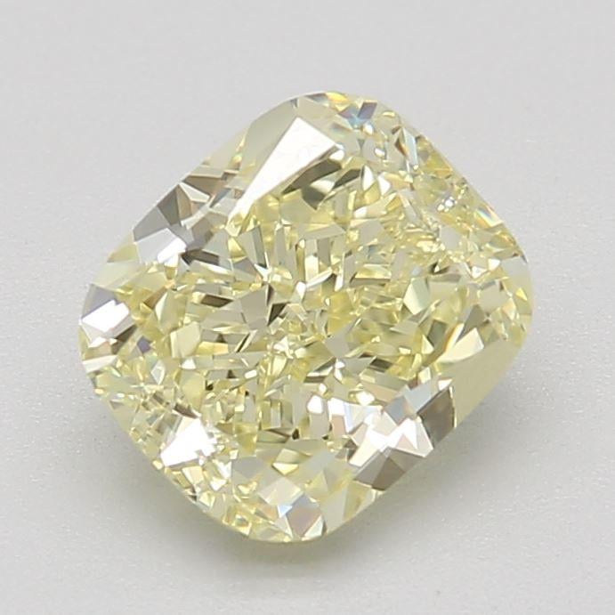 1.23 Ct. Fancy Light Yellow Cushion Diamond