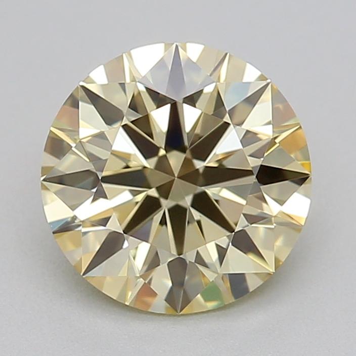 1.06 Ct. Fancy Light Yellow Round Lab Grown Diamond