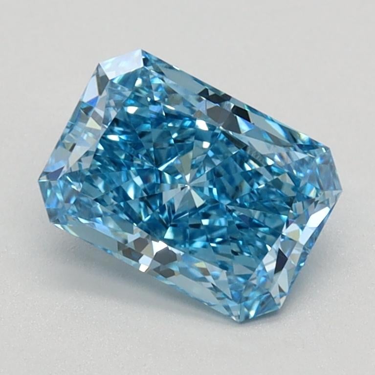 0.99 Ct. Fancy Vivid Blue Radiant Lab Grown Diamond
