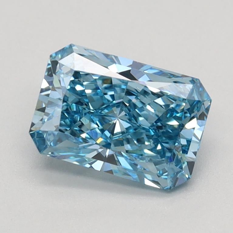 1.00 Ct. Fancy Vivid Blue Radiant Lab Grown Diamond