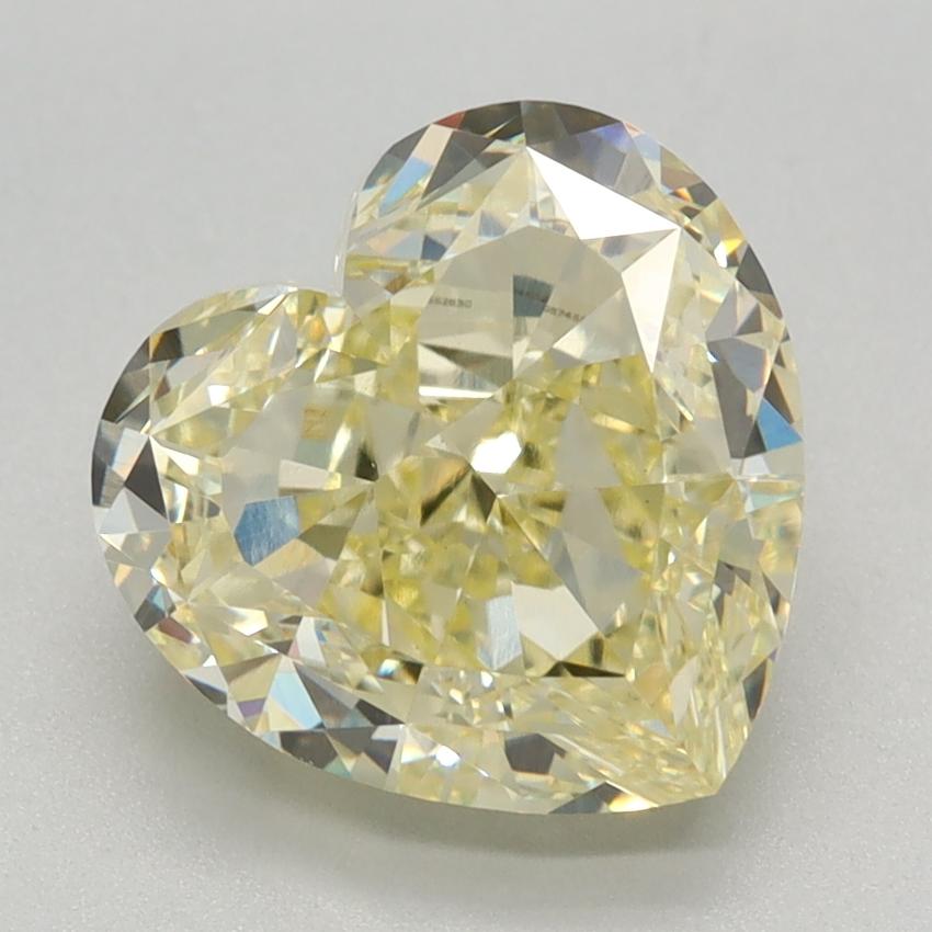 3.20 Ct. Fancy Intense Yellow Heart Lab Grown Diamond
