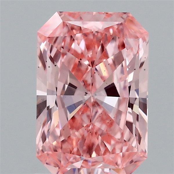 1.51 Ct. Fancy Vivid Pink Radiant Lab Grown Diamond