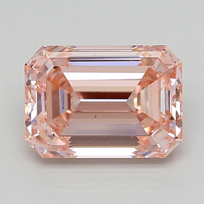 3.58 Ct. Fancy Intense  Pink Emerald Lab Grown Diamond