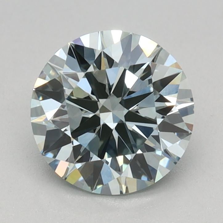 0.90 Ct. Fancy Intense Green Round Lab Grown Diamond