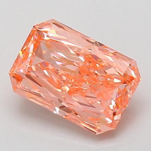 1.59 Ct. Fancy Vivid Pink Radiant Lab Grown Diamond