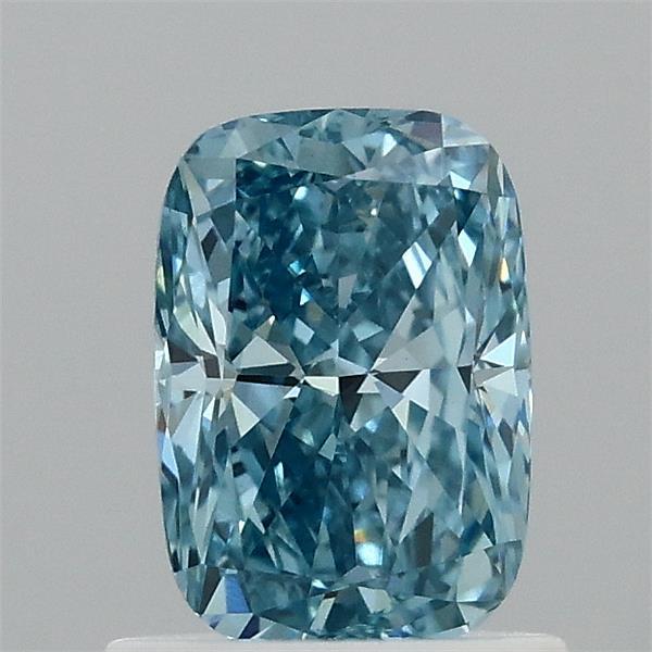 0.94 Ct. Fancy Vivid Blue Cushion Lab Grown Diamond