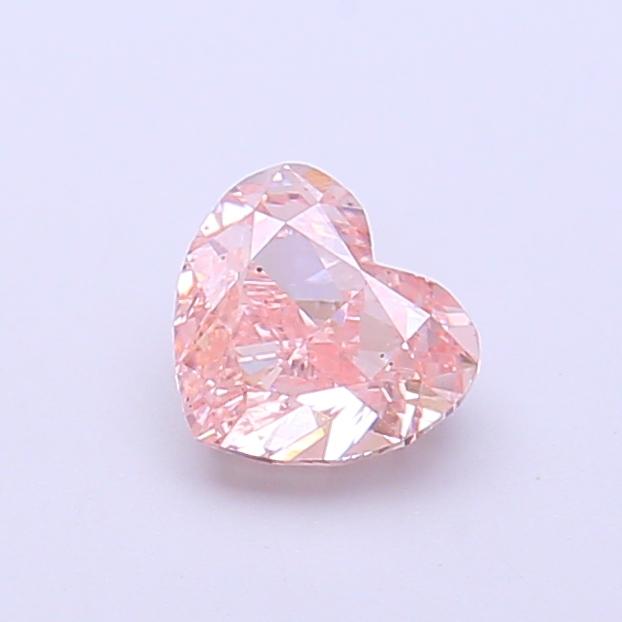 0.31 Ct. Fancy Vivid  Pink Heart Lab Grown Diamond
