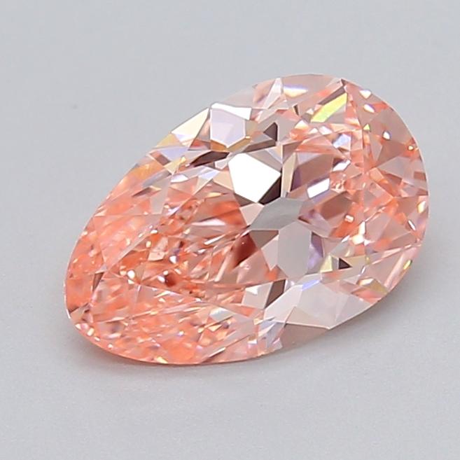2.06 Ct. Fancy Vivid  Pink Pear Lab Grown Diamond