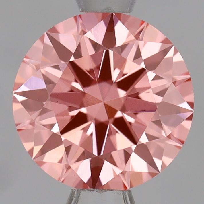 1.08 Ct. Fancy Vivid Pink Round Lab Grown Diamond